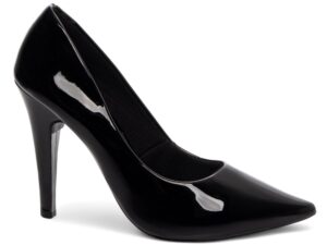 scarpin preto salto 11cm verniz | VitriNerm