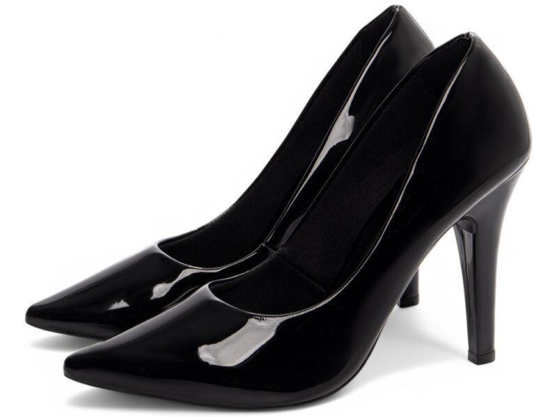 detalhe salto 11cm preto scarpin feminino | VitriNerm