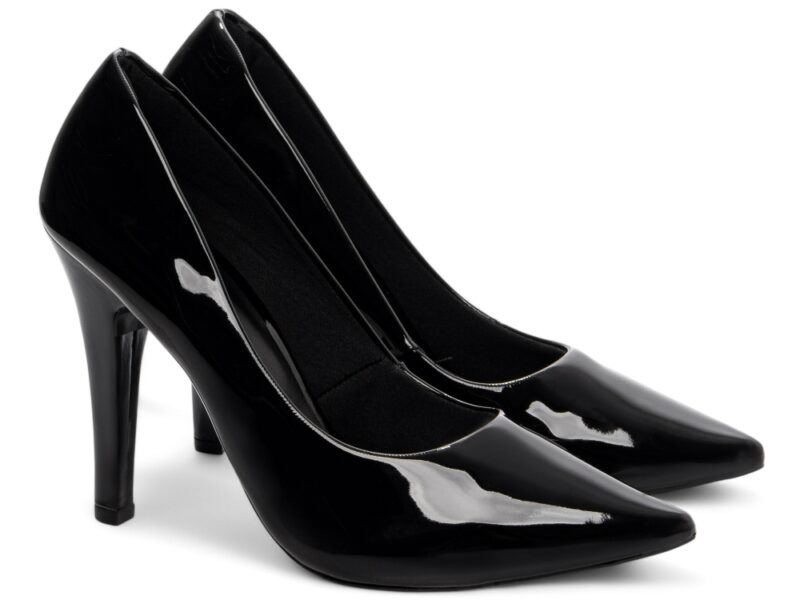scarpin feminino preto solado antiderrapante | VitriNerm
