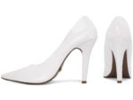 scarpin feminino branco vista lateral | VitriNerm