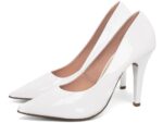 detalhe scarpin feminino branco feminino | VitriNerm