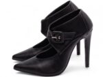 detalhe salto 12cm preta scarpin feminino | VitriNerm