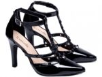 scarpin feminino preto solado antiderrapante | VitriNerm