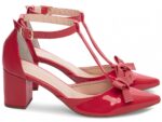 scarpin feminino vermelho solado antiderrapante | VitriNerm