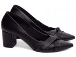scarpin feminino preto solado antiderrapante | VitriNerm