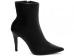 bota feminina preta vista lateral salto 9cm | VitriNerm