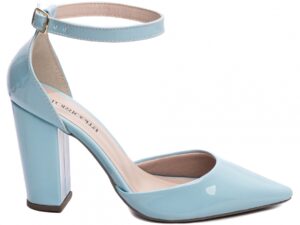 scarpin dourada salto 9cm verniz | VitriNerm