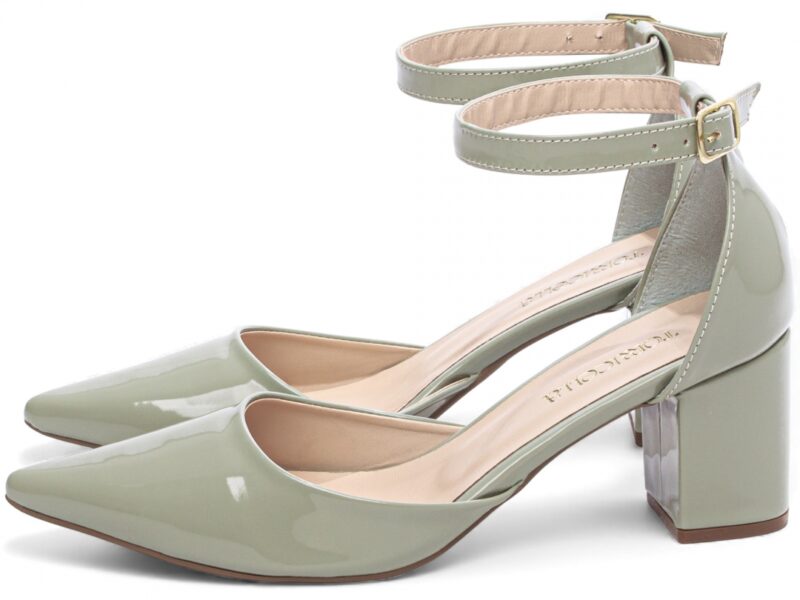 detalhe salto 6,5cm dourada scarpin feminino | VitriNerm
