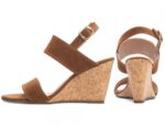 sandália feminina caramelo vista lateral | VitriNerm