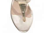 detalhe bico sandália feminina dourado feminino | VitriNerm