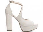 sandalia feminina off white vista lateral salto 11cm | VitriNerm