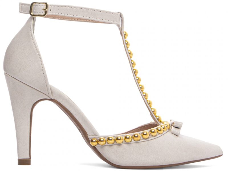 scarpin feminino off white par completo | VitriNerm