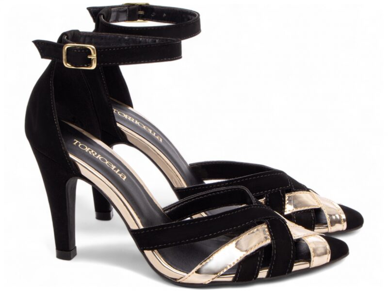 scarpin feminino preto solado antiderrapante | VitriNerm
