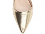 detalhe bico scarpin feminino dourado feminino | VitriNerm