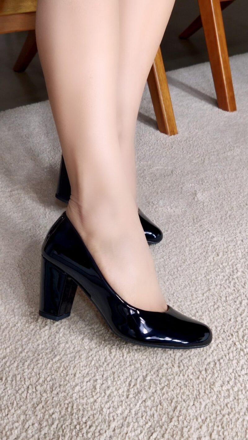 scarpin feminino preto feminino elegante comprar | VitriNerm