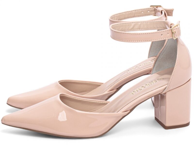 detalhe salto 6,5cm dourada scarpin feminino | VitriNerm