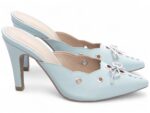 scarpin feminino azul solado antiderrapante | VitriNerm