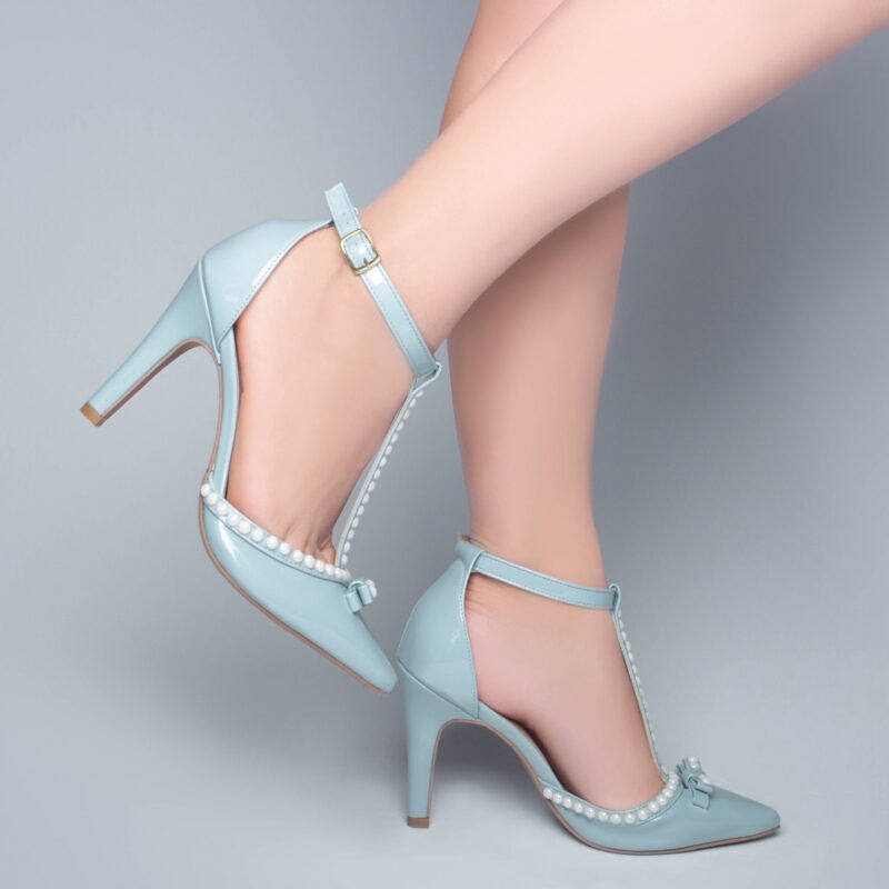 scarpin feminino azul feminino elegante comprar | VitriNerm