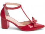 Scarpin Feminino Verniz Vermelho