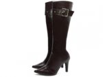 detalhe bico bota feminina marrom feminino | VitriNerm