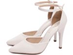 detalhe salto 10cm off white scarpin feminino | VitriNerm
