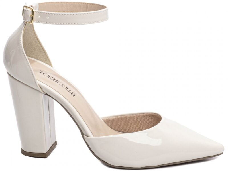 scarpin off white salto 9cm verniz | VitriNerm