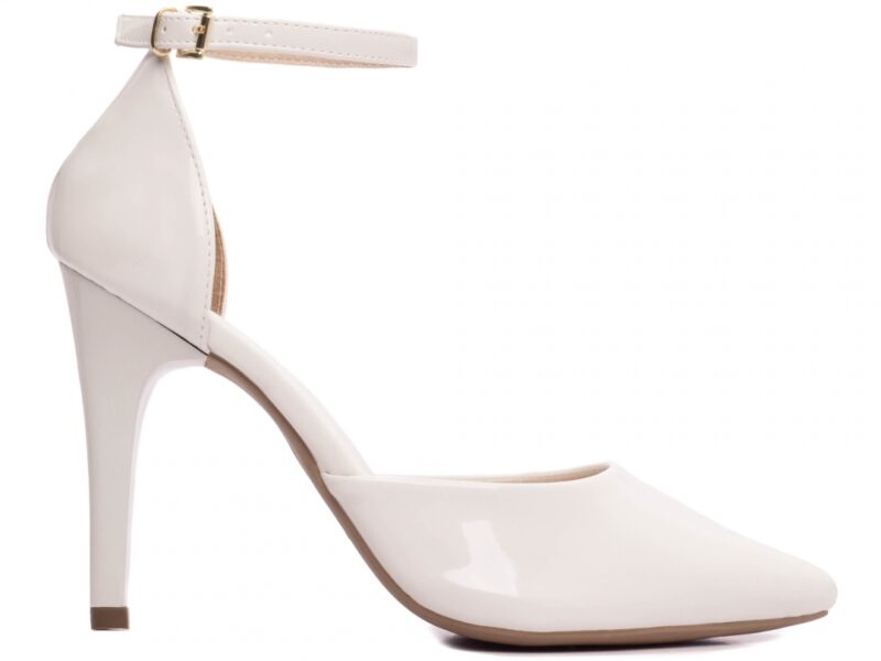 scarpin feminino off white par completo | VitriNerm