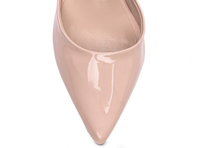 detalhe bico scarpin feminino dourada feminino | VitriNerm