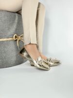 mocassim feminino dourado feminino elegante comprar | VitriNerm