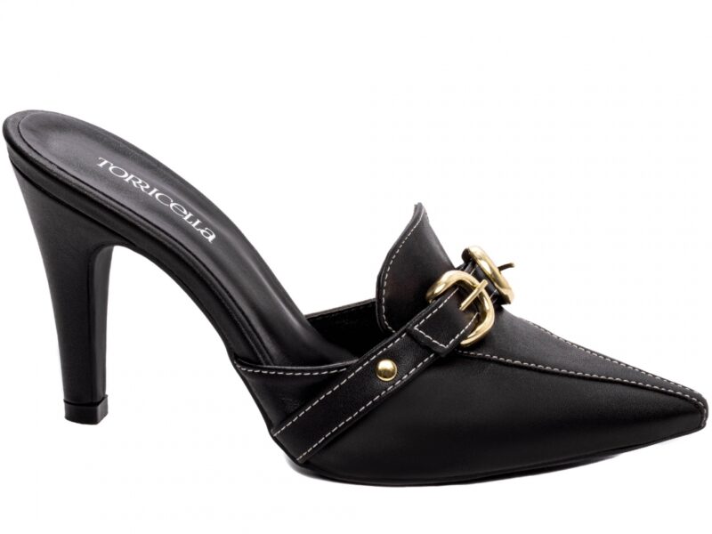 scarpin preto salto 9cm napa | VitriNerm