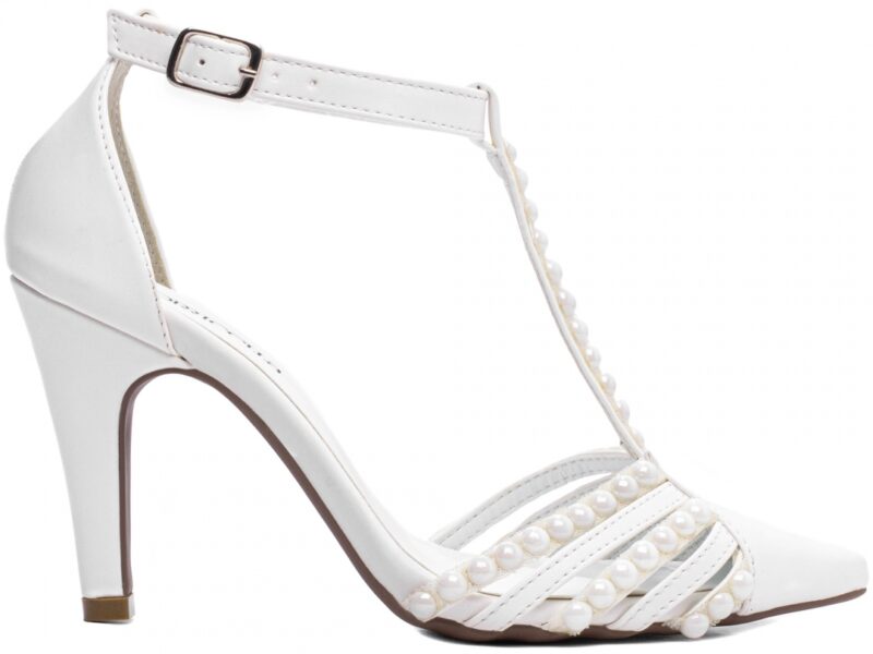scarpin feminino branco par completo | VitriNerm