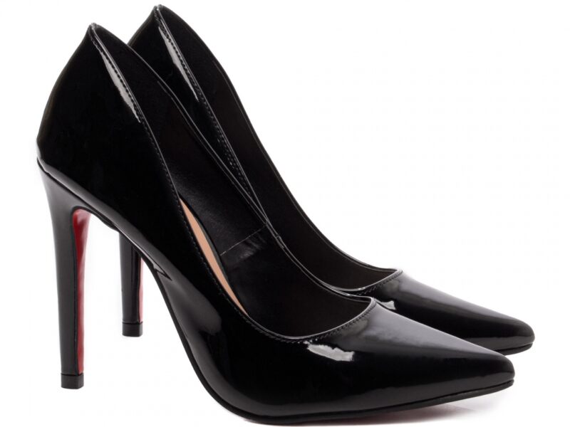scarpin feminino preto solado antiderrapante | VitriNerm