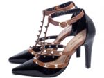 detalhe salto 9cm preto scarpin feminino | VitriNerm