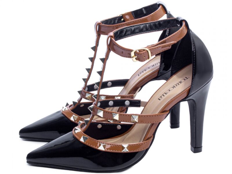 detalhe salto 9cm preto scarpin feminino | VitriNerm