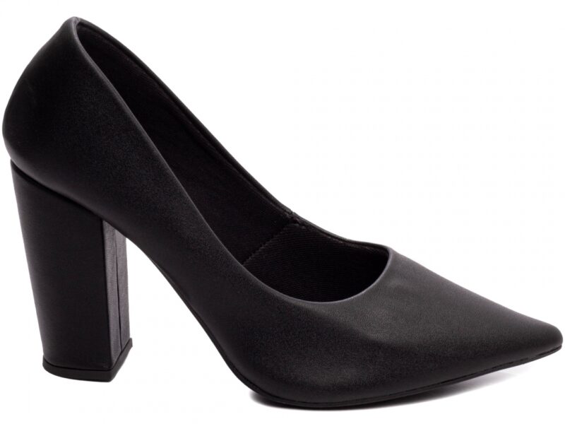 scarpin preto salto 9cm napa | VitriNerm