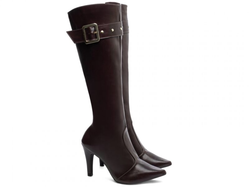 bota feminina marrom par completo | VitriNerm