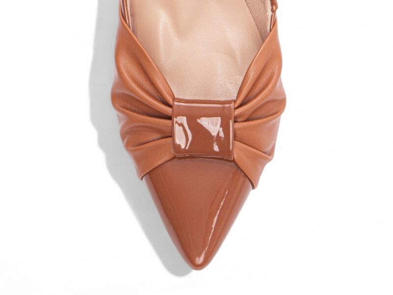 detalhe bico scarpin feminino caramelo feminino | VitriNerm