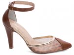 scarpin caramelo salto 9cm napa | VitriNerm