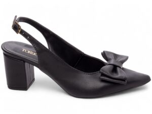 scarpin preto salto 6,5cm napa | VitriNerm