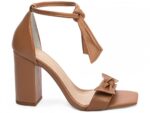 sandália caramelo salto 8,5cm napa | VitriNerm