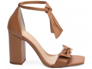 sandália caramelo salto 8,5cm napa | VitriNerm