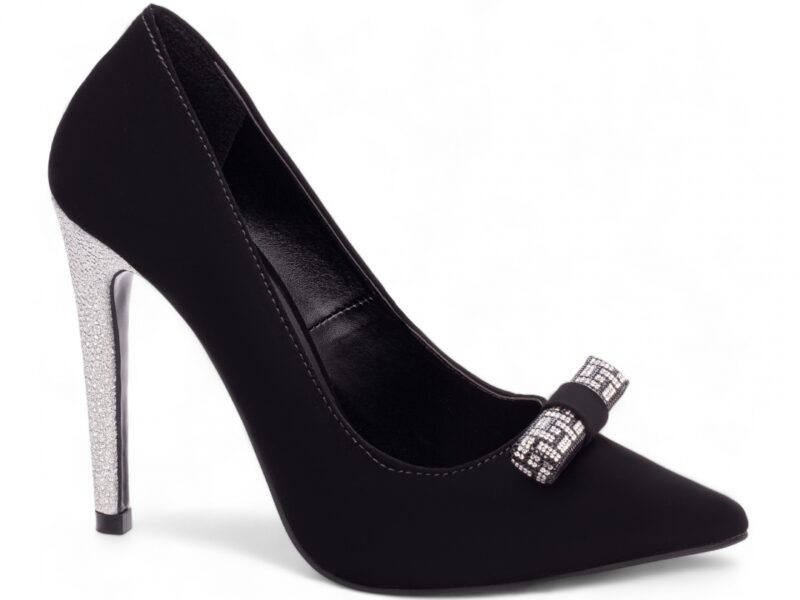 scarpin preto salto 12cm | VitriNerm