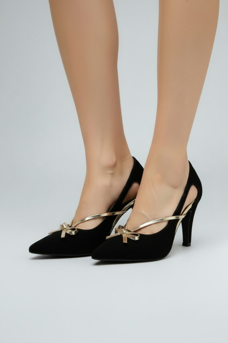 scarpin feminino preto feminino elegante comprar | VitriNerm