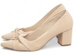 detalhe salto 6,5cm bege scarpin feminino | VitriNerm