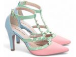 scarpin feminino dourado solado antiderrapante | VitriNerm