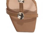 detalhe bico sandália feminina caramelo feminino | VitriNerm