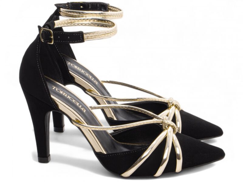 scarpin feminino preto solado antiderrapante | VitriNerm