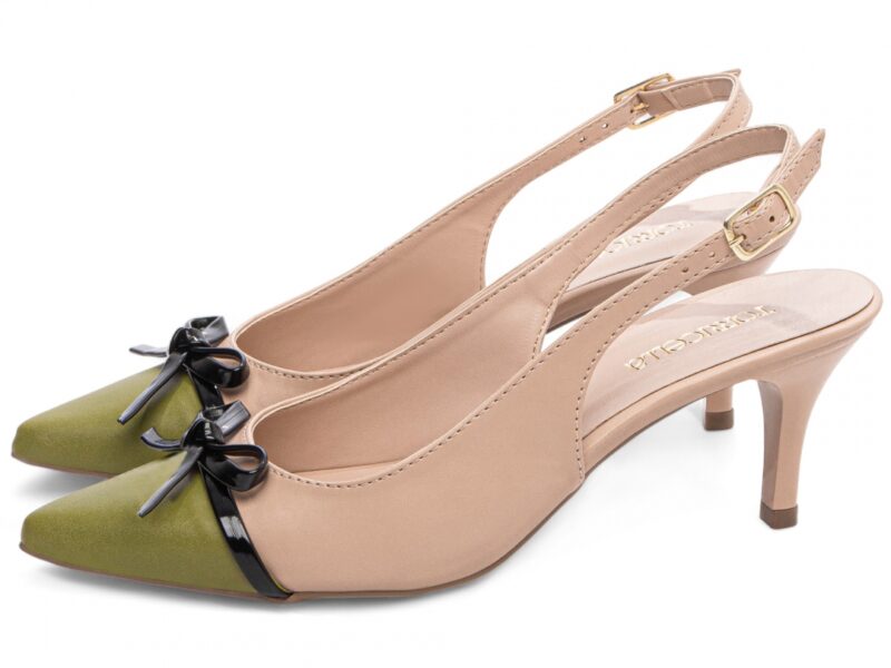 detalhe salto 6cm dourada scarpin feminino | VitriNerm