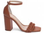 sandália caramelo salto 8,5cm napa | VitriNerm