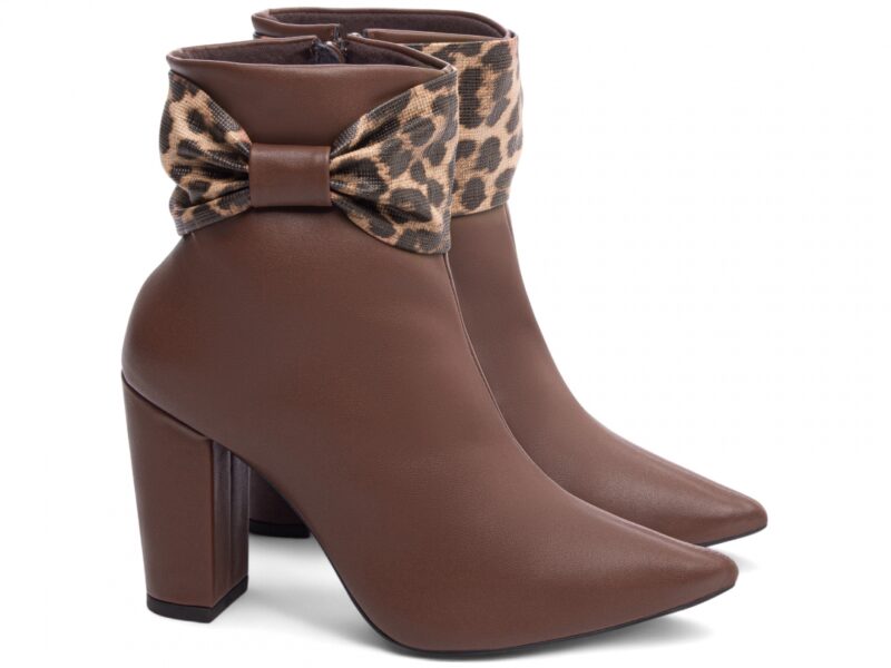 bota feminina marrom par completo | VitriNerm